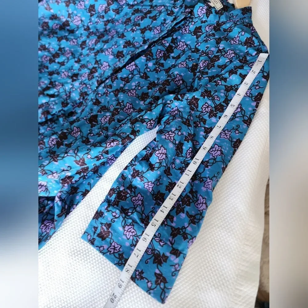 Zuri Floral Blue Dress - Picture 10 of 11